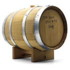 Brother Justus Whiskey Barrel with Barrel Cradle 
