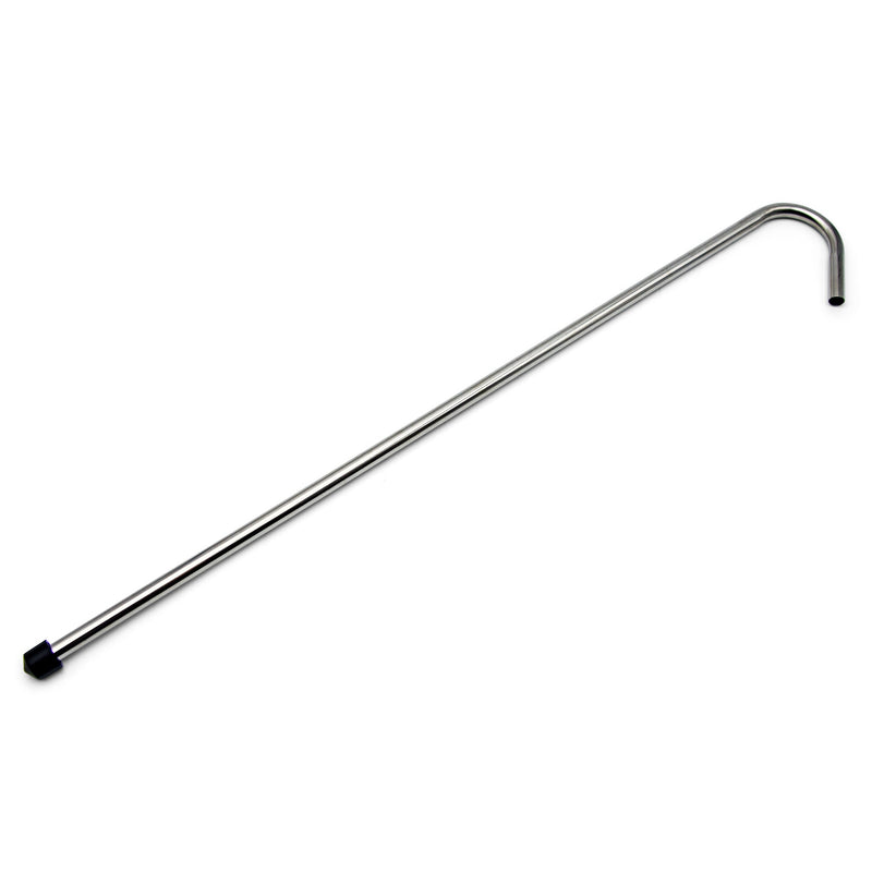 24" Curved Stainless Steel Racking Cane