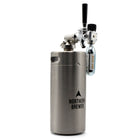 Complete One Gallon Mini Keg System fully assembled 