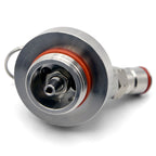 Close up of Mini Keg Ball Lock Lid bottom