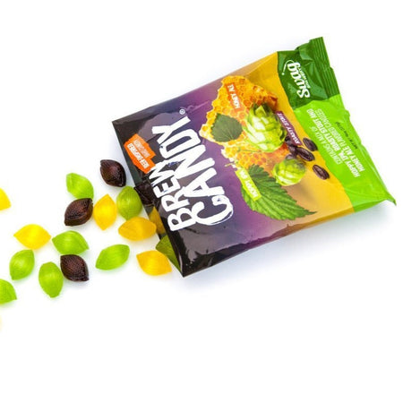 Brew Candy bag with candy outside