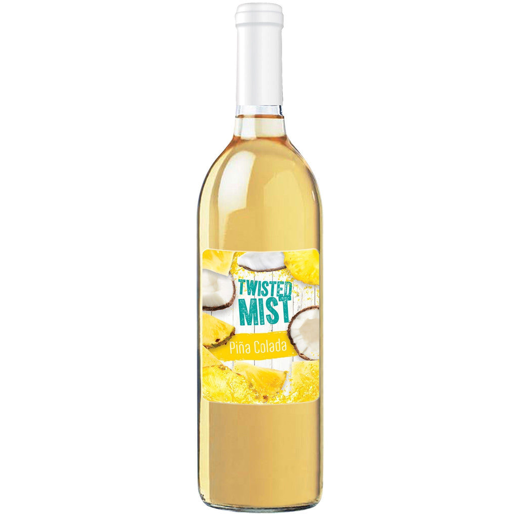 Bottle of Pina Colada Wine Recipe Kit - Winexpert Twisted Mist Limited Edition