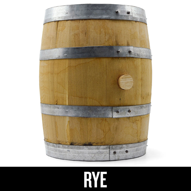 15 Gallon Used Rye Whiskey Barrel