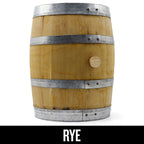 5 Gallon Used Rye Whiskey Barrel
