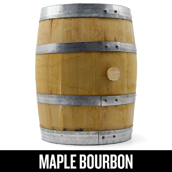 5 Gallon Used Maple Bourbon Barrel