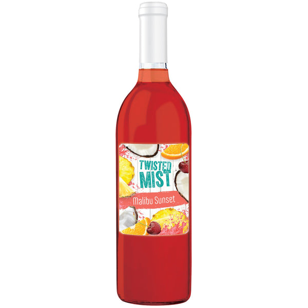 Bottle of Malibu Sunset Wine Cocktail Recipe Kit