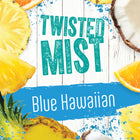 Label for Blue Hawaiian Wine Cocktail Recipe Kit 