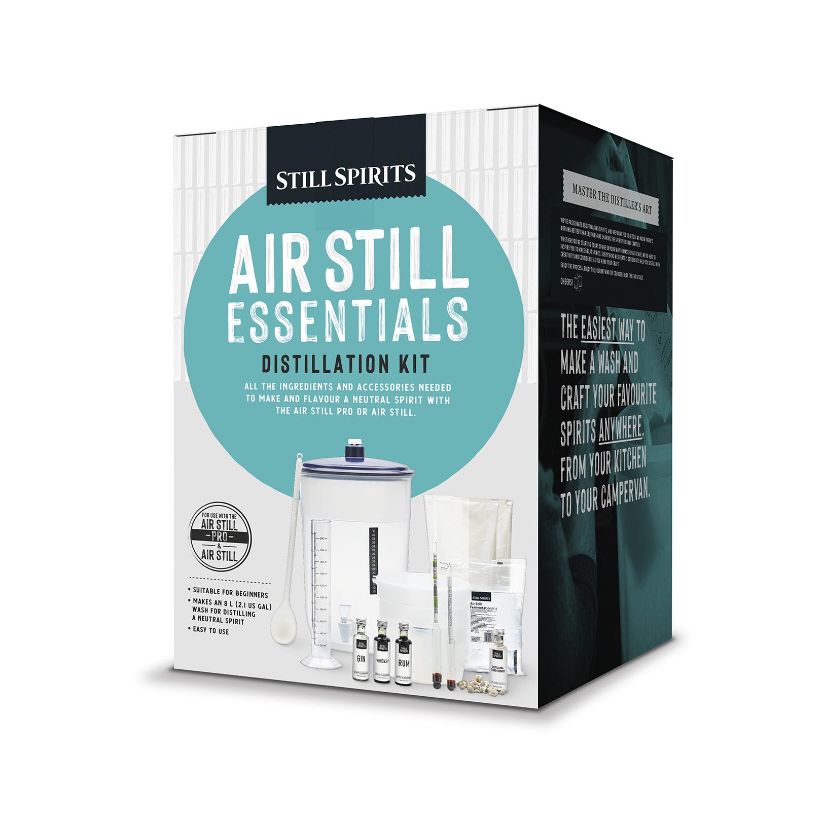 Air Still Essentials Distillation Kit Box