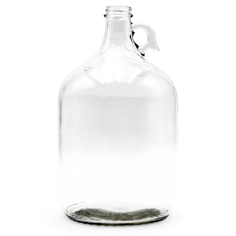 1 Gallon Clear Glass Jug with Finger Handle - Liquid Bottles LLC