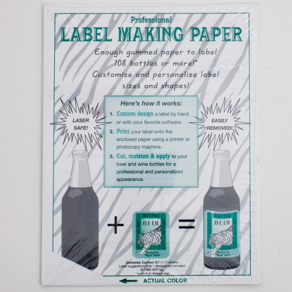 Label making paper's packaging