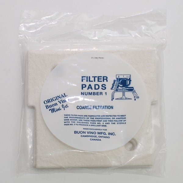 Number 1 coarse filter pads for the mini jet