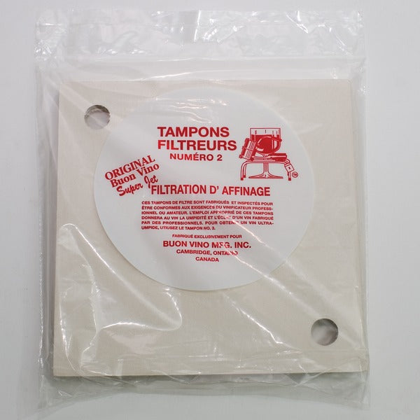Number 2 super jet filters in their bag