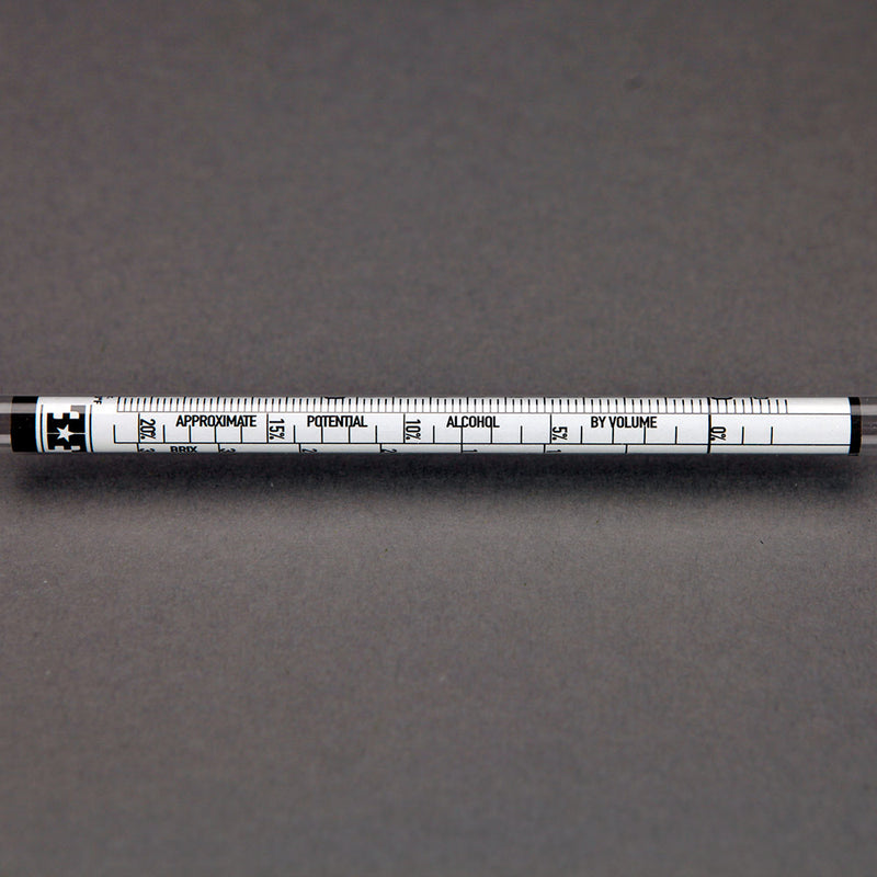 Precision range of the triple scale hydrometer