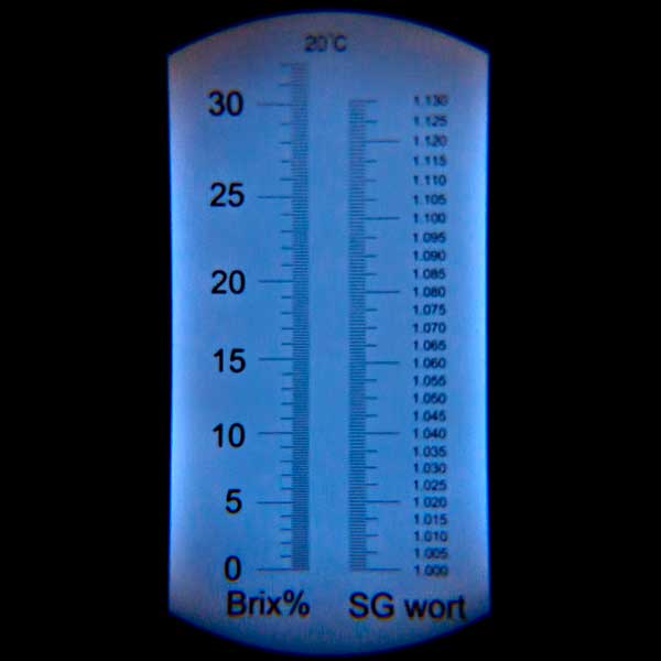 Refractometer ATC with Brix & SG Scale