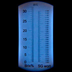 Refractometer ATC with Brix & SG Scale