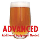 Hops Lamb Imperial IPA in a glass with an All-Grain caution in red text: 