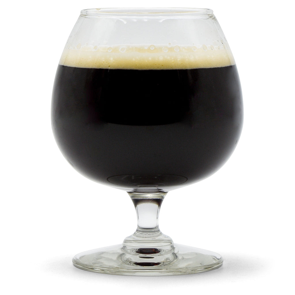 Image of Baltic Wolf Porter Extract Beer Recipe Kit in a tulip glass