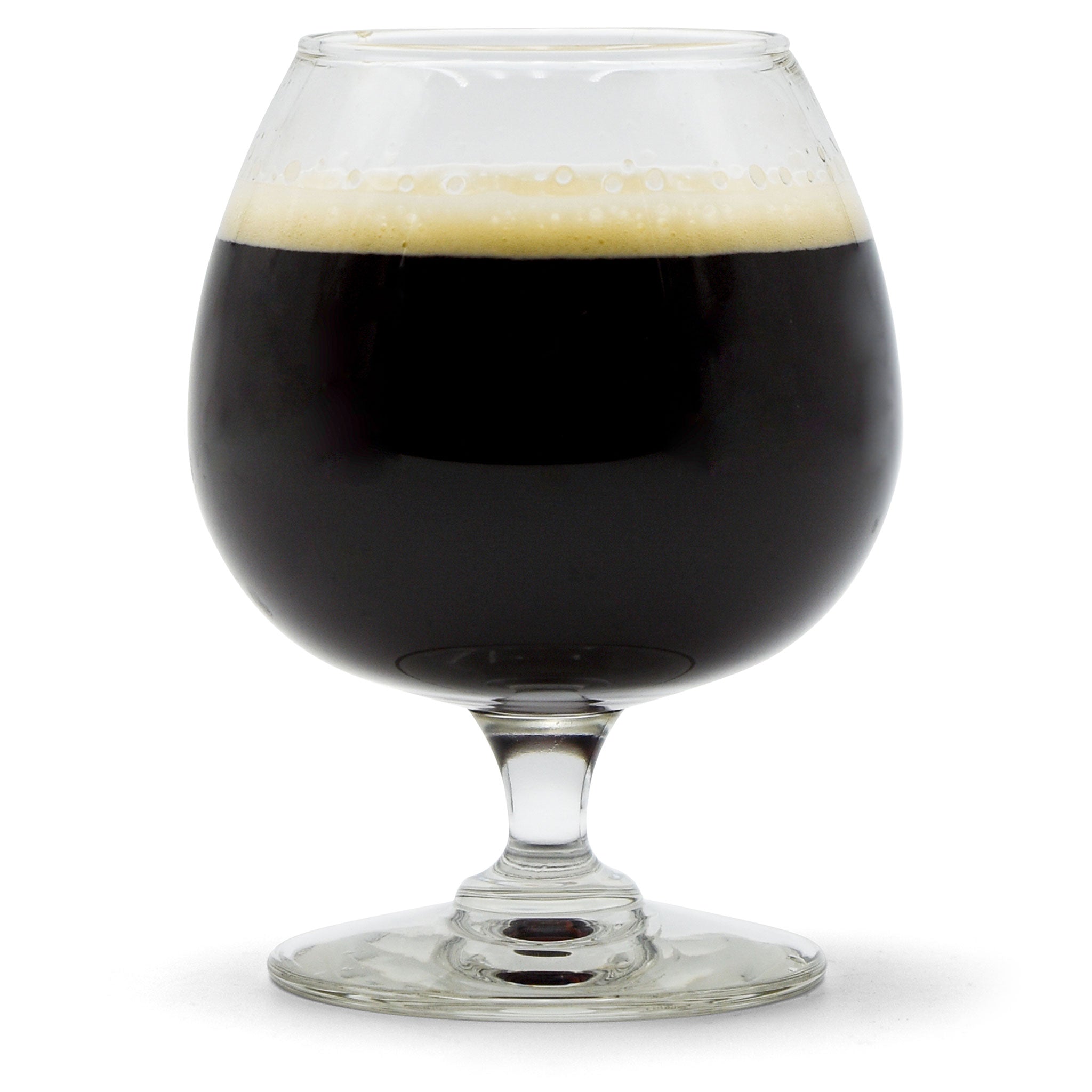 Image of Baltic Wolf Porter Extract Beer Recipe Kit in a tulip glass