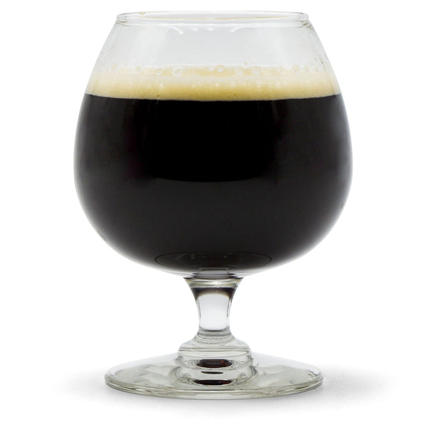 Image of Baltic Wolf Porter Extract Beer Recipe Kit in a tulip glass
