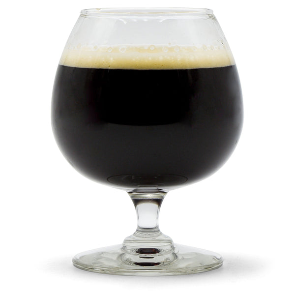 Image of Baltic Wolf Porter Extract Beer Recipe Kit in a tulip glass
