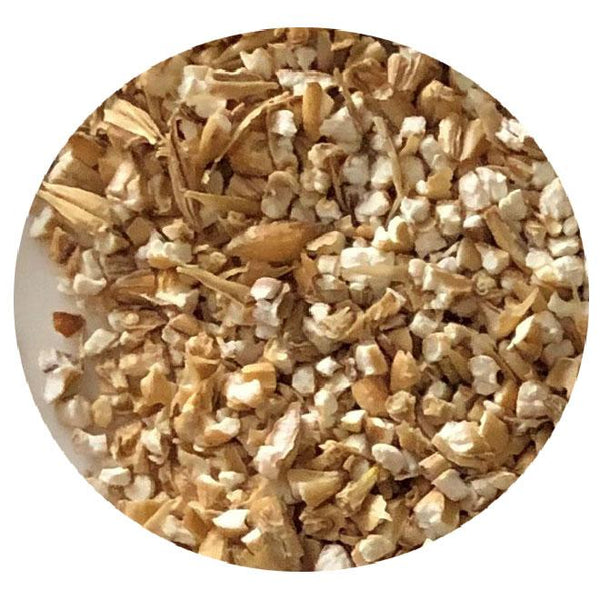 Close-up of MaltGems™ Synergy Select Pilsen Malt, Briess