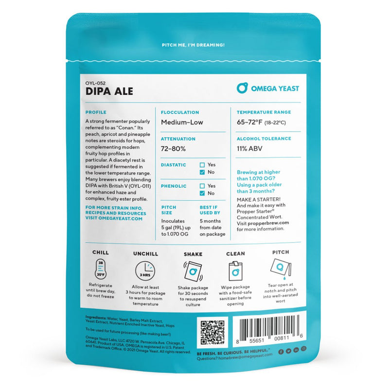 Omega Yeast OYL-052 - DIPA Ale Back