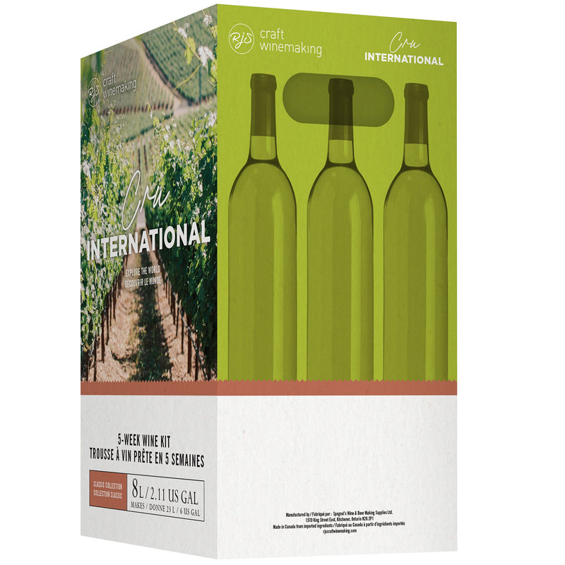 Chilean Merlot Wine Kit - RJS Cru International box right side