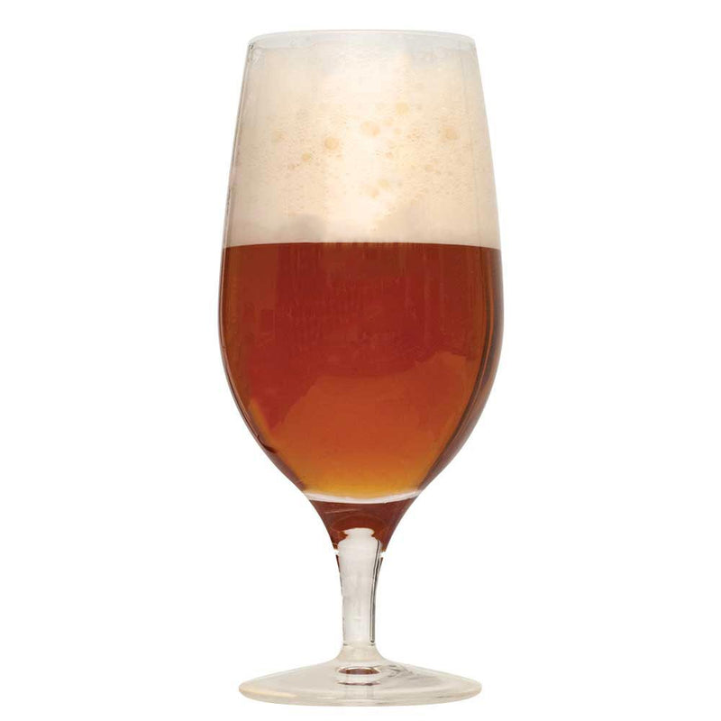 Dawson's kriek homebrew in a glass
