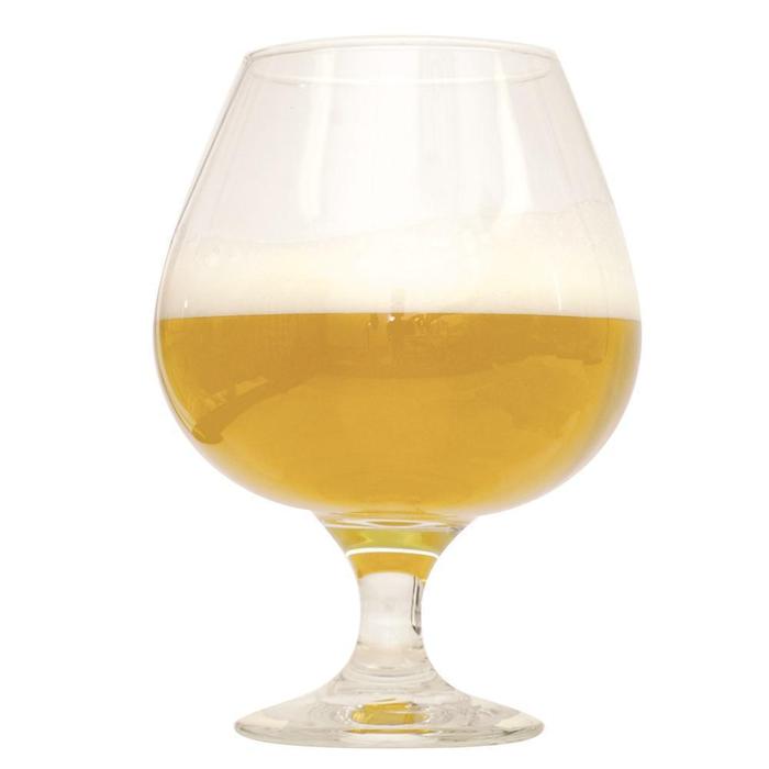 Hazy Eights Double New England IPA in a drinking glass