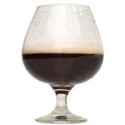 Burbon Barrel Porter homebrew in a drinking glass