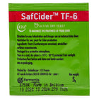 Frontside of SafCider™ TF-6 Dry Yeast (5g) packet.