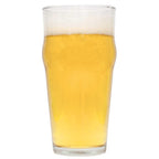 A tall glass of Irish Blonde homebrew