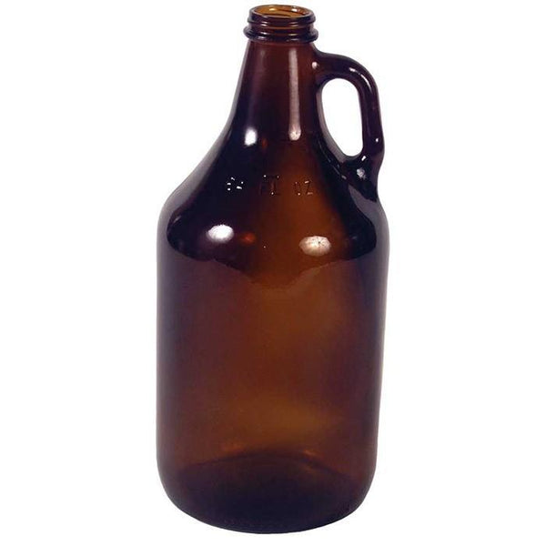 Amber half Gallon Glass Jug