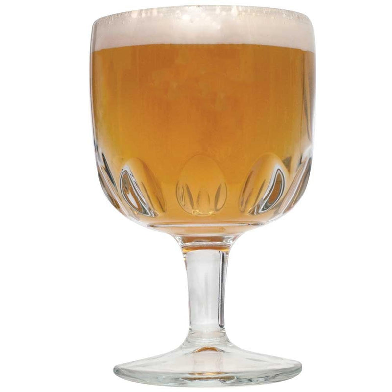 Belgian Tripel homebrew in a Goblet