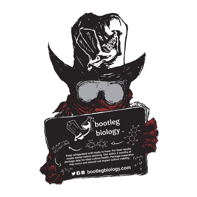 Bootleg Biology Yeast  Gunslinger logo