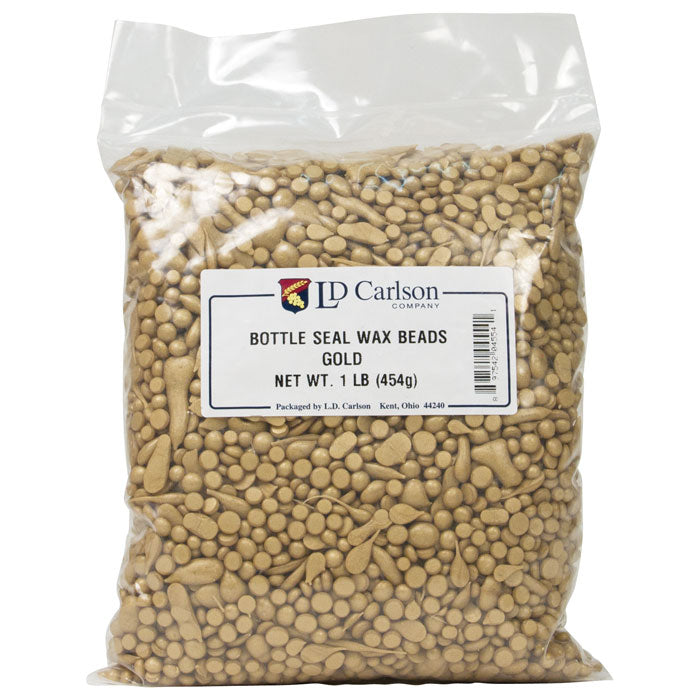 Gold Bottle Seal Wax Beads