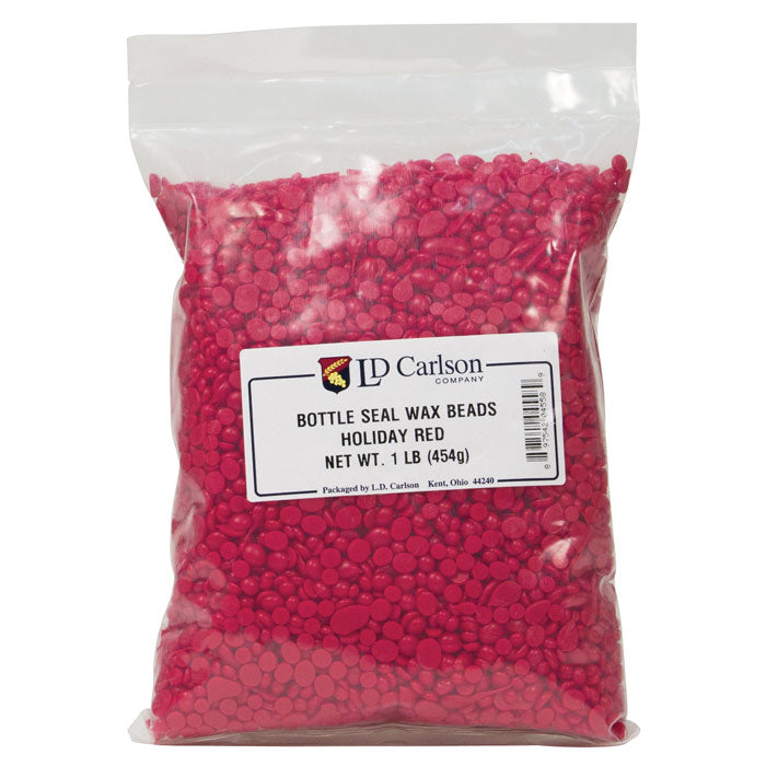 Holiday Red Bottle Seal Wax Beads