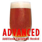 Smashing Pumpkin Ale in a glass with a customer caution in red text: 