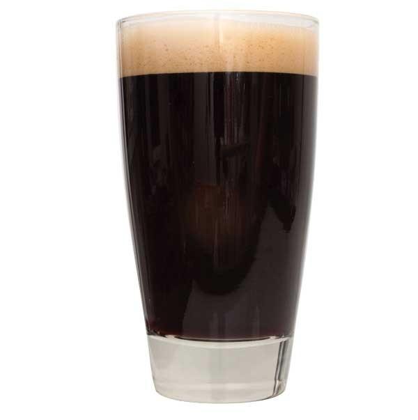 Sweet Stout homebrew in a glass