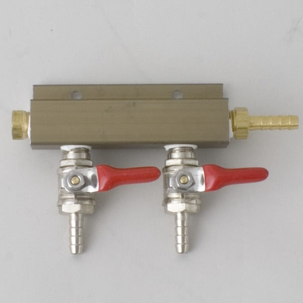 1/4 inch 2-way CO2 distributor