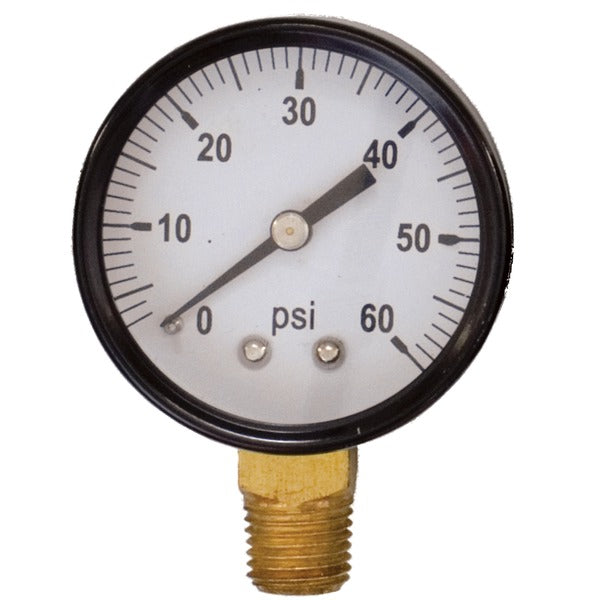 0-60 PSI Gauge Right Side regulator gauge