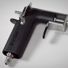 Close-up of the beergun Handle