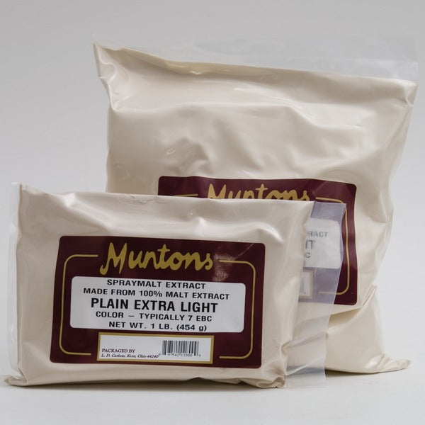 1-pound and 3-pound bags of Munton & Fison (UK) Extra light DME