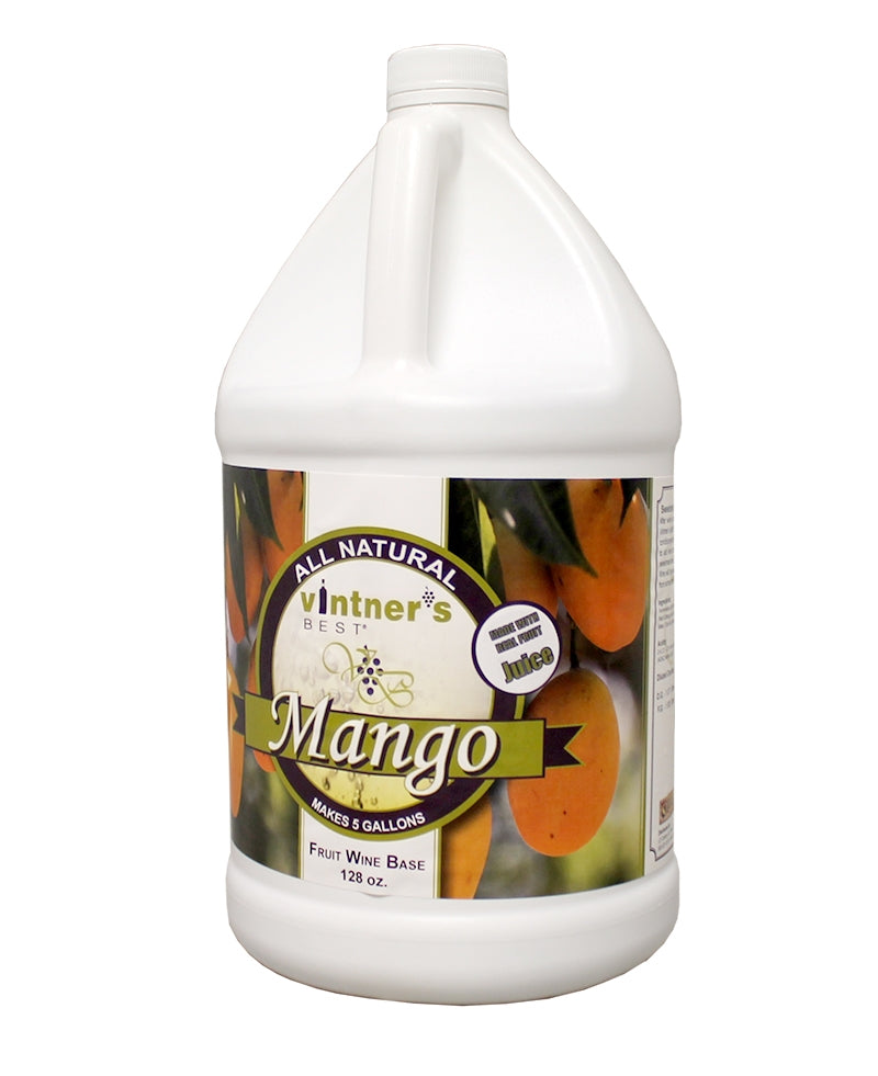 128-ounce jug of Vintner's Best® Mango Fruit Wine Base