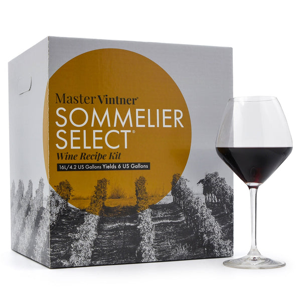 California Pinot Noir Master Vintner® Sommelier Select® with glass