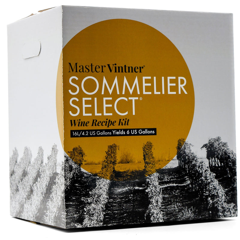 Old Vine Cabernet Sauvignon with Skins Wine Kit box by Master Vintner Sommelier Select