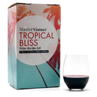 Black Cherry Shiraz Wine Kit - Master Vintner® Tropical Bliss® with glass