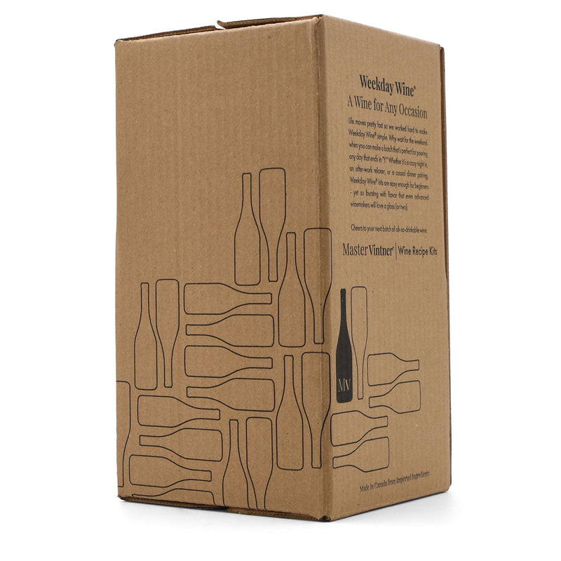 Master Vintner® Weekday Wine® Shiraz Wine Kit box angle