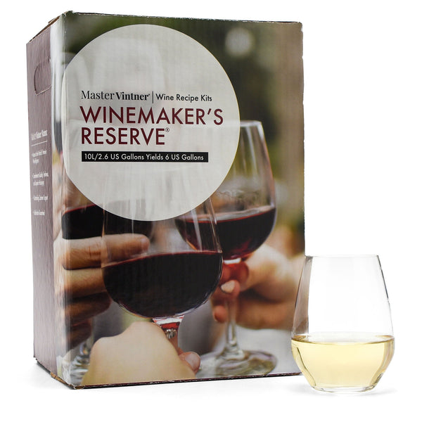 Moscato Wine Kit - Master Vintner® Winemaker's Reserve® with glass