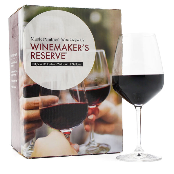 Malbec Wine Kit - Master Vintner® Winemaker's Reserve® with glass